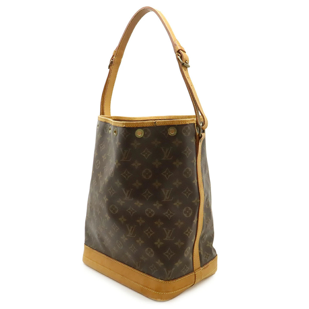 Louis Vuitton Shoulder Drawstring Hobo Bag Noe Monogram Brown